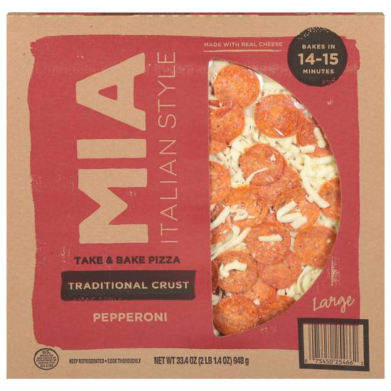 Mia Italian Take and Bake Traditional Crust Pizza (pepperoni)