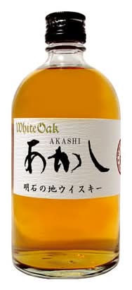204649：ホワイトオーク 地ウイスキー あかし 40° 500ML / White Oak Akashi Japanese Whisky – 500ml (40% ABV)