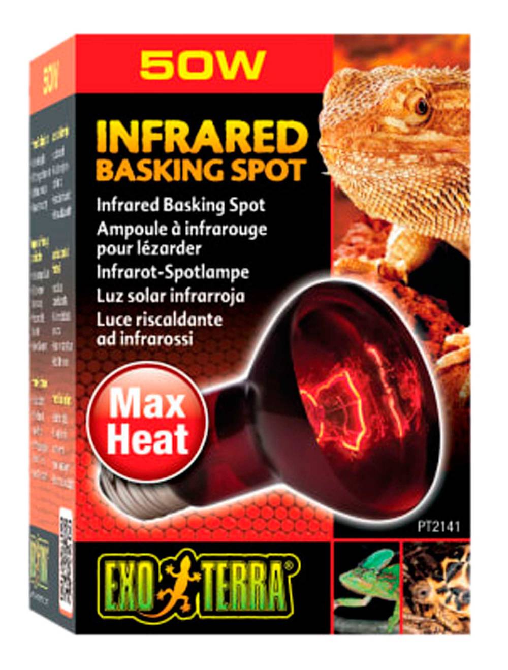 Exo Terra Infrared Basking Spot Lamp, 100 Watt