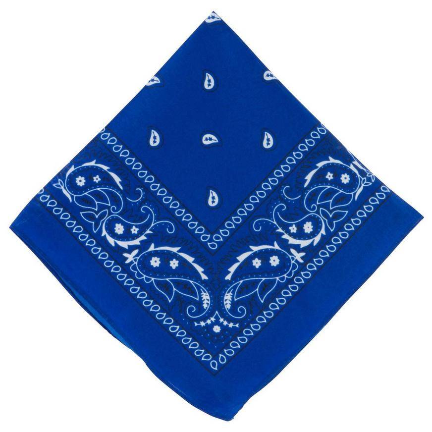 Party City Paisley Bandana (blue)