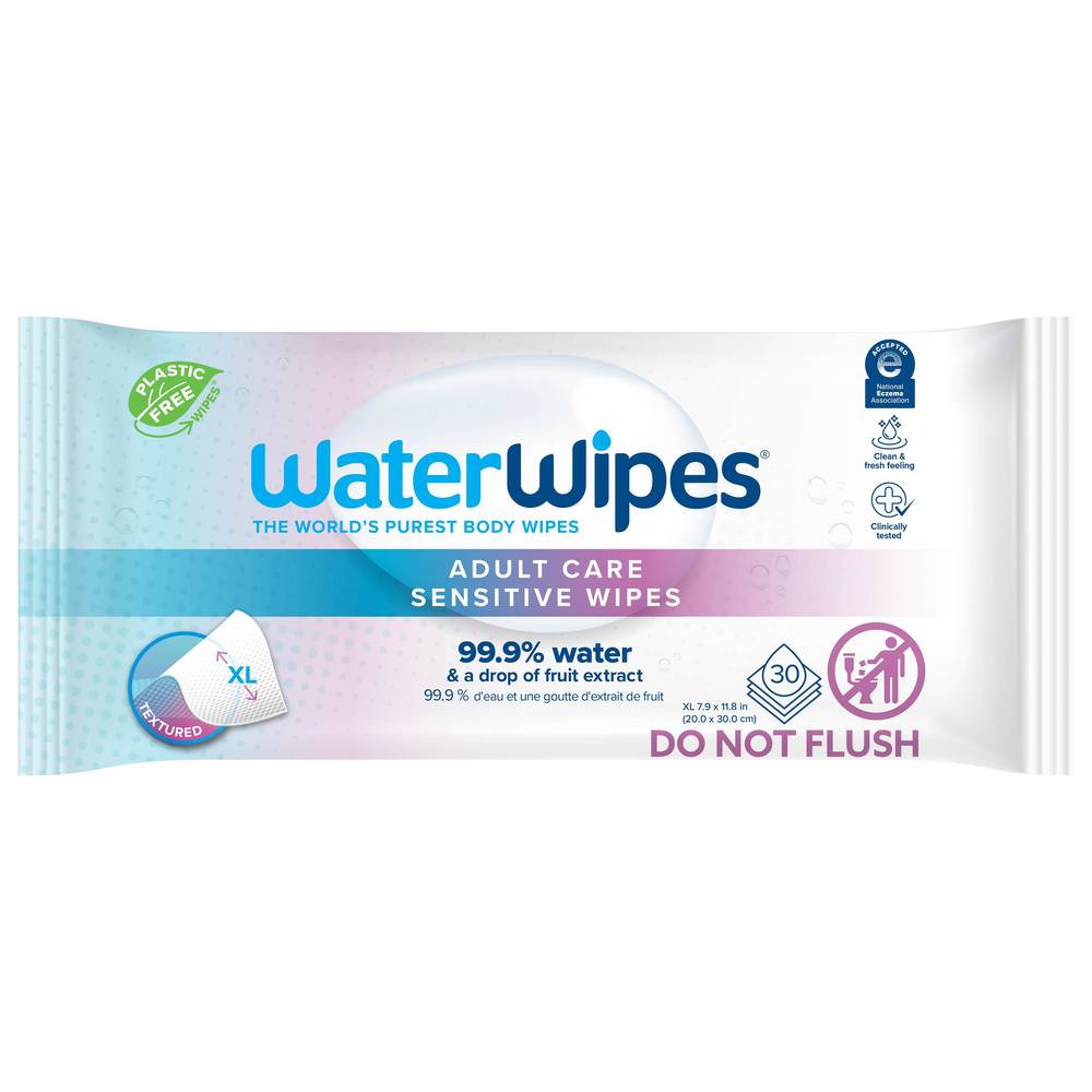 WaterWipes Adult Care Sensitive Wipes Xl