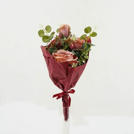 Lerman Decor Rose Bouquet, Pink