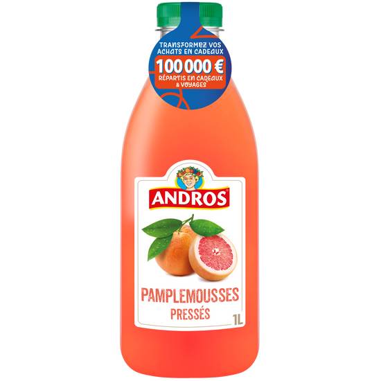 Andros - Pur jus (1 L) (pamplemousses )