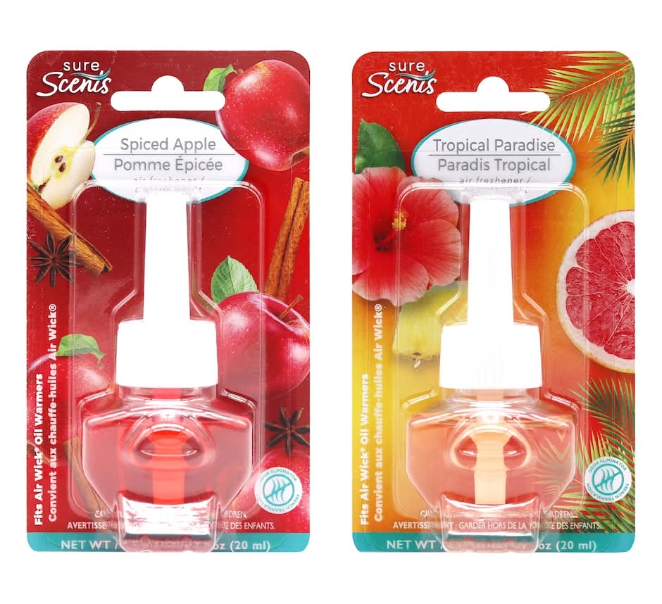 Sure Scents Scented Oil Refills, Assorted (0.5 fl oz)