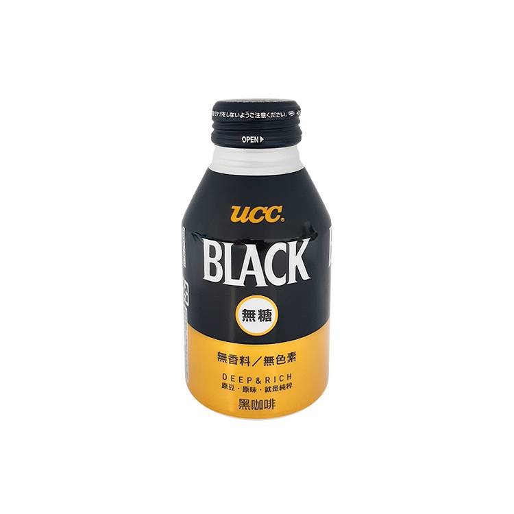 UCC BLACK無糖黑咖啡飲料275g#751560