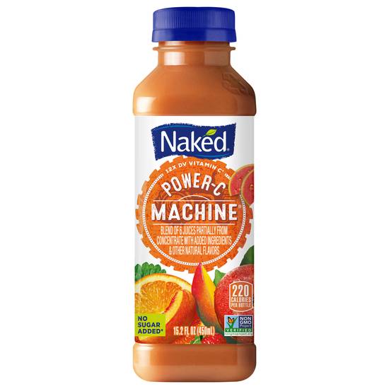 Naked Power-C Machine Juice Blend No Sugar Added (15.2 fl oz)