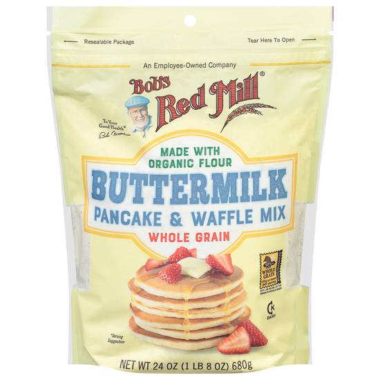 Bob's Red Mill Organic Flour Buttermilk Pancake & Waffle Mix (24 oz)