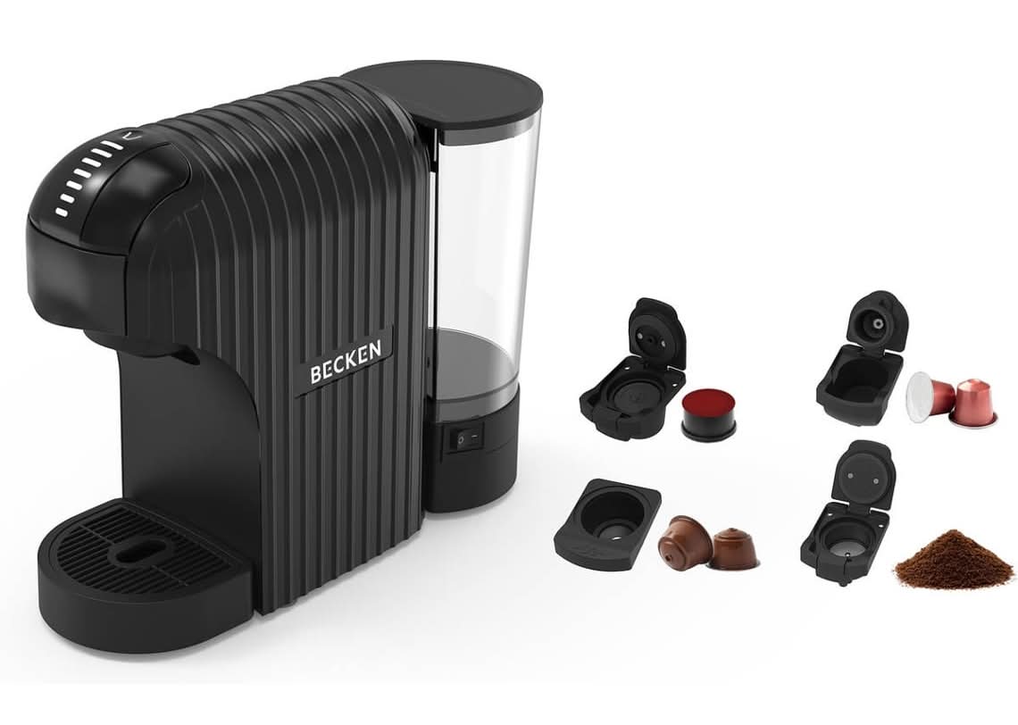 Máquina de Café Multicápsulas Becken BMCM9326 (Nespresso  Dolce Gusto  Delta  Café Moído)