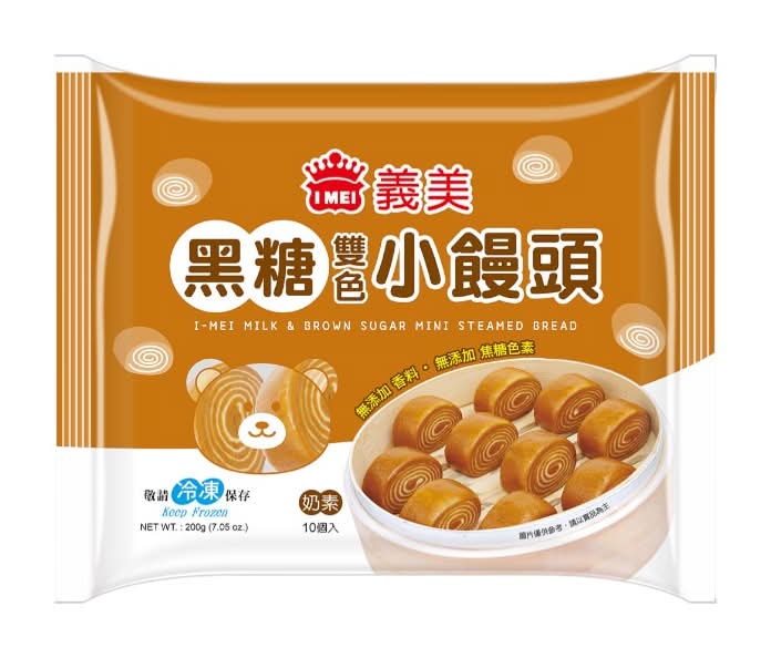 義美黑糖雙色小饅頭 <200g克 x 1 x 1PACK包>