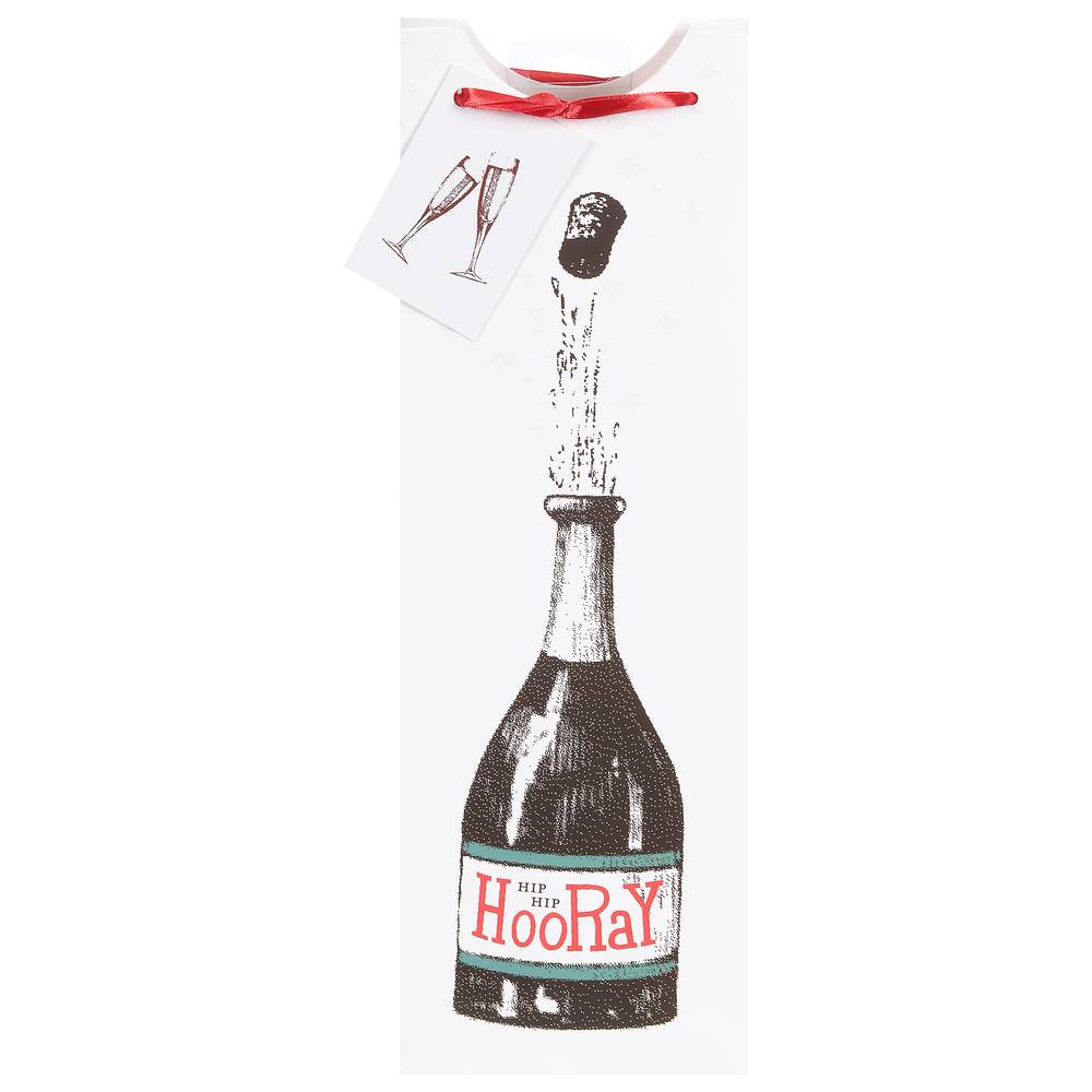 True Fabrications "Hip Hip Hooray" Wine Bag - 750ml Bag