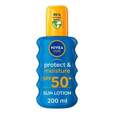 NIVEA SUN Protect & Moisture Sun Cream Spray SPF50+ (200ml)