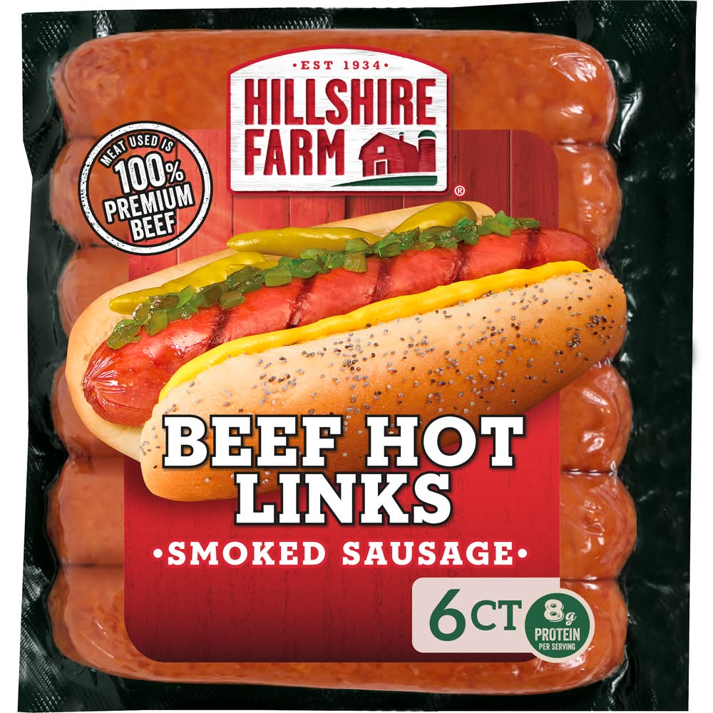 Hillshire Farm Beef Hot Links Sausage (12 oz)