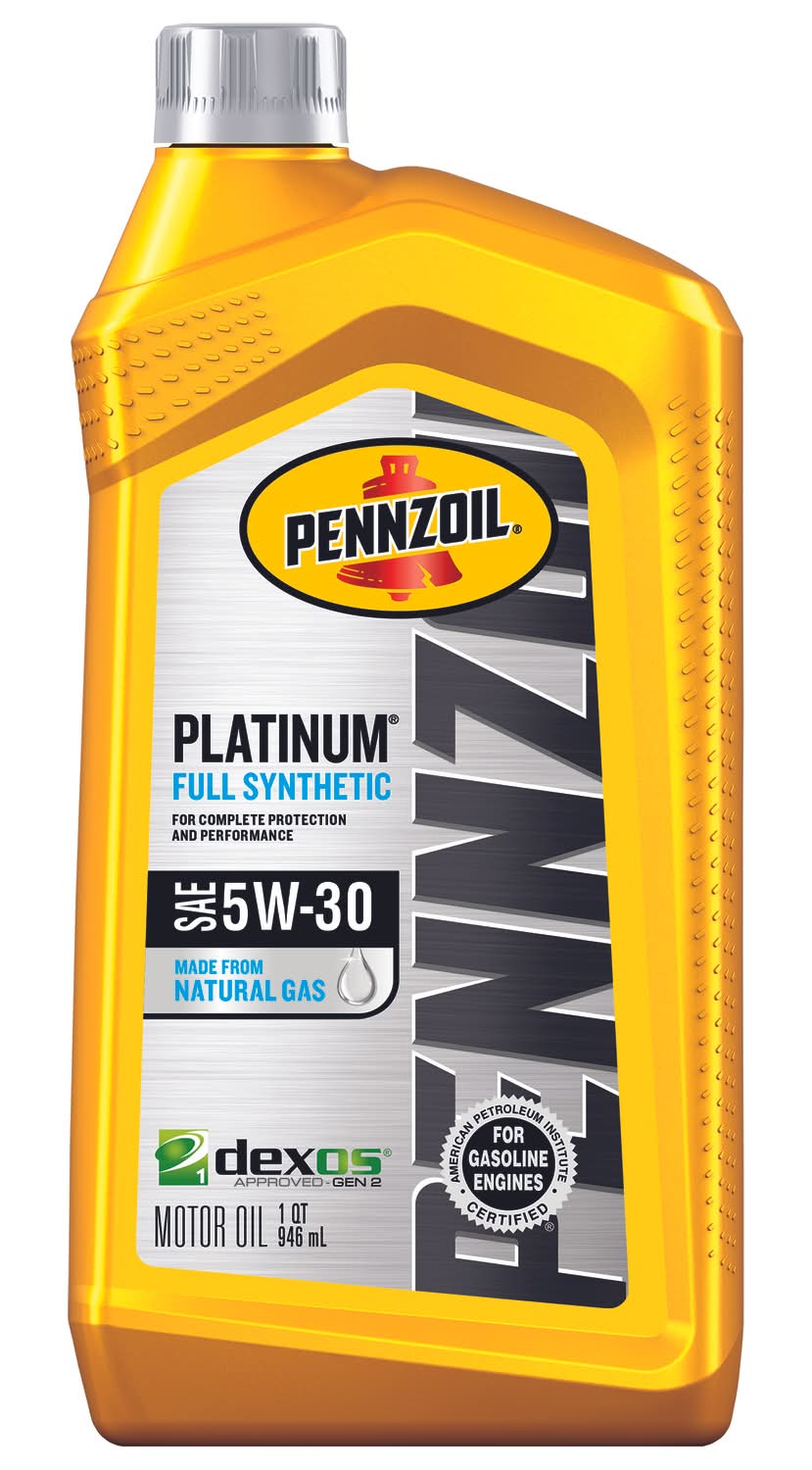 Pennzoil Platinum 5W-30 Synthetic Motor Oil 1 Qt 1 Pk