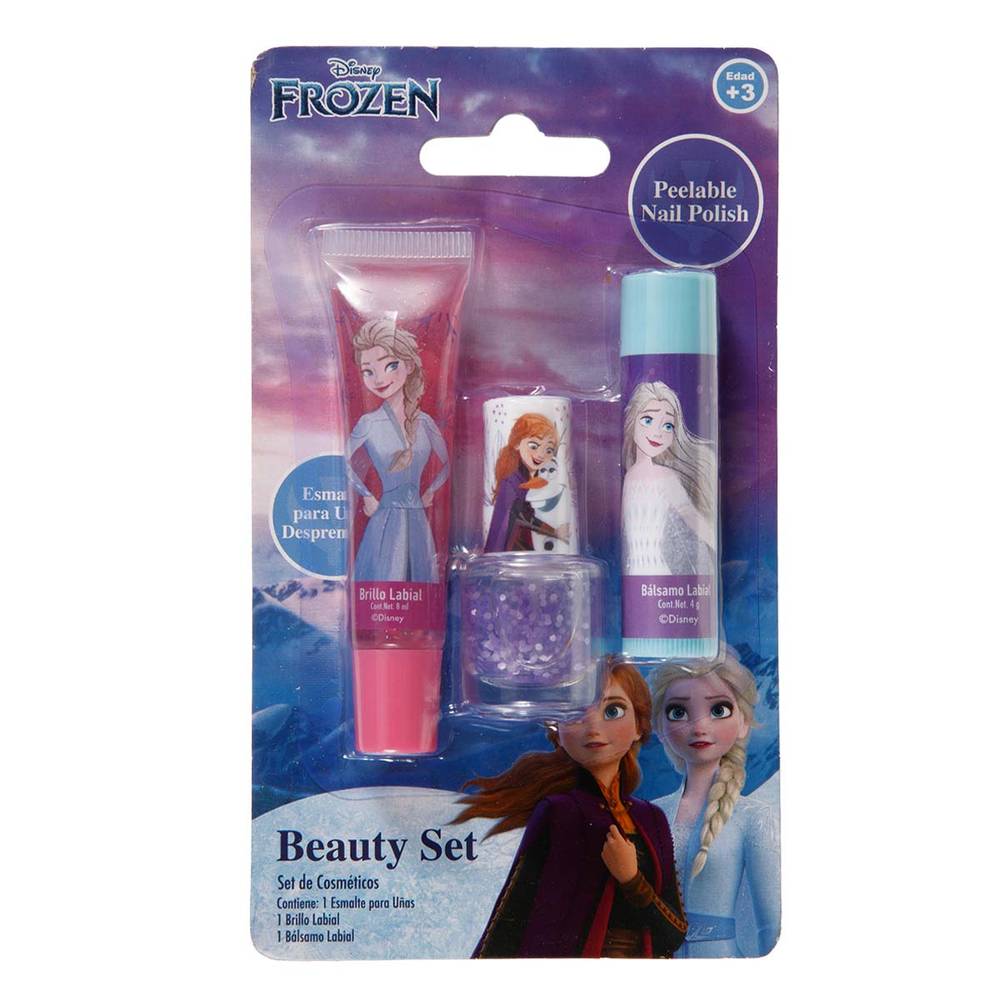 Disney · Set de cosméticos frozen (3 un)