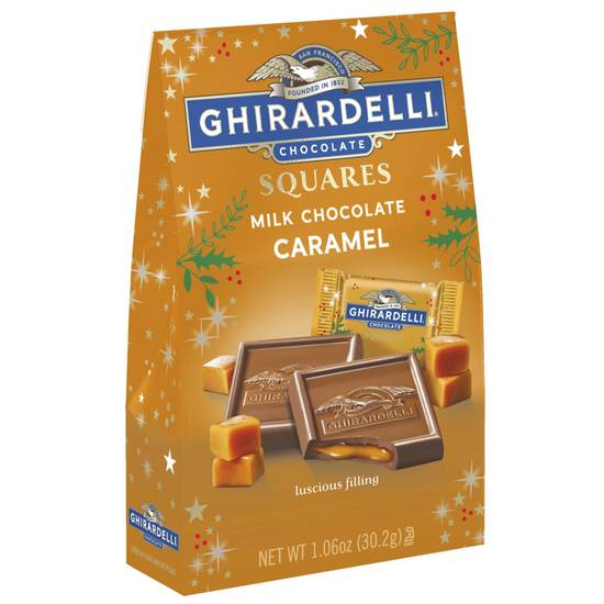 Order Ghirardelli Squares Milk Chocolate Caramel - 1.06 oz food online from Rite Aid store, Oceanside on bringmethat.com