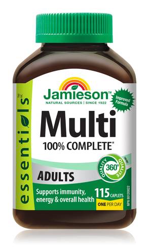 Jamieson Multi 100% Complete Vitamin For Adults (115 ct)