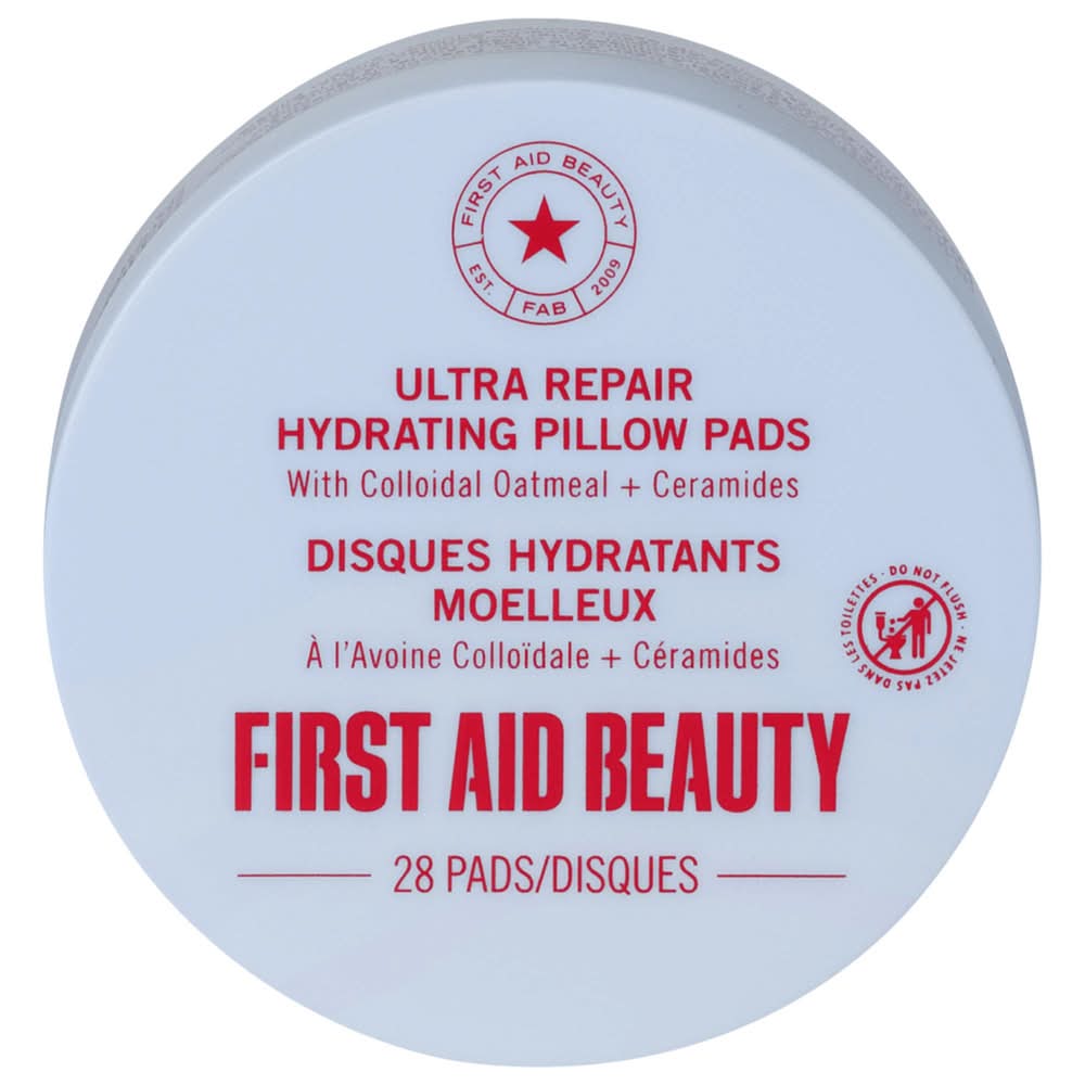 First Aid Beauty Ultra Repair Hydrating Pillow Padswith Colloidal Oatmeal and Ceramides 28 pads/pack