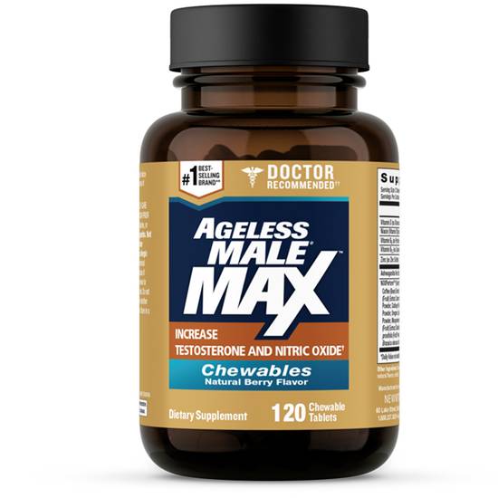 Ageless Male Max Chewables Tablet - 120 ct