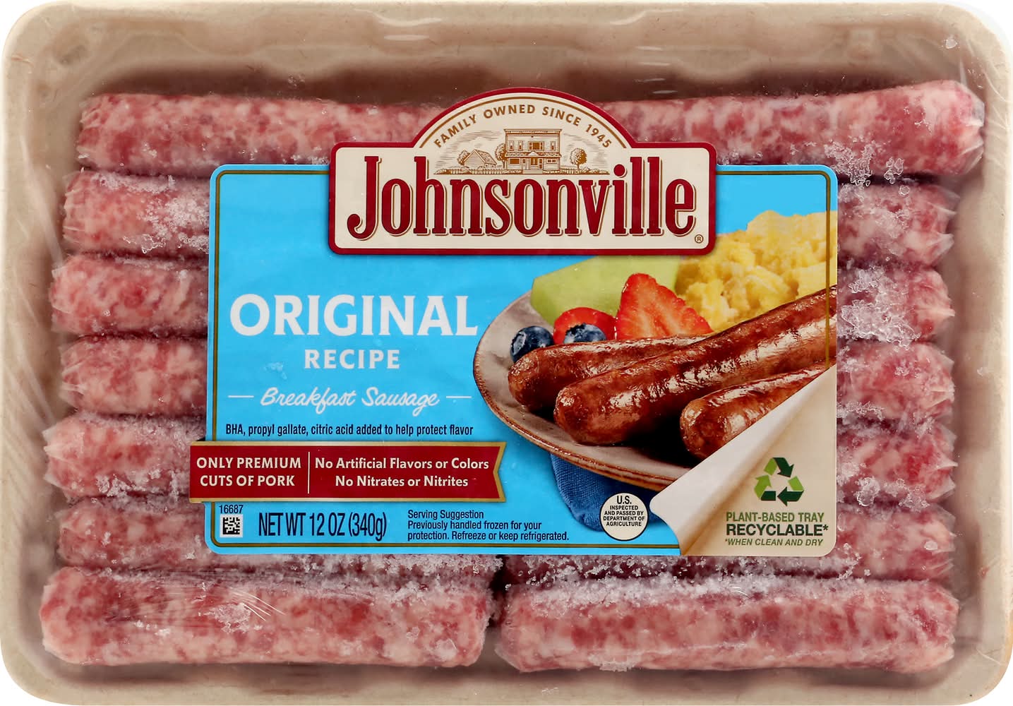 Johnsonville Breakfast Sausage, Original (12 oz)