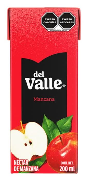 Del Valle · Néctar clarificado de manzana (200 ml)