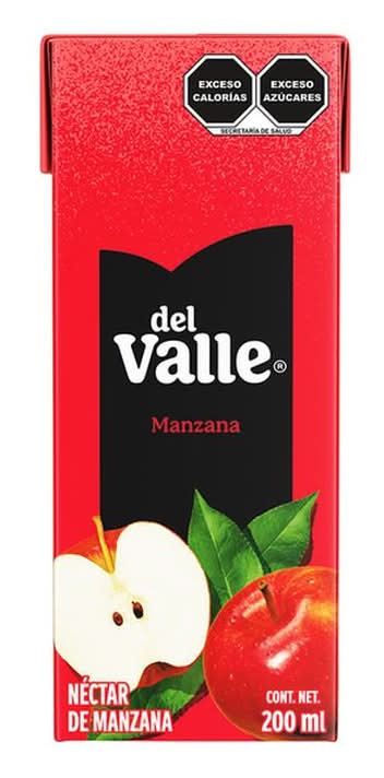 Del Valle · Néctar clarificado de manzana (200 ml)