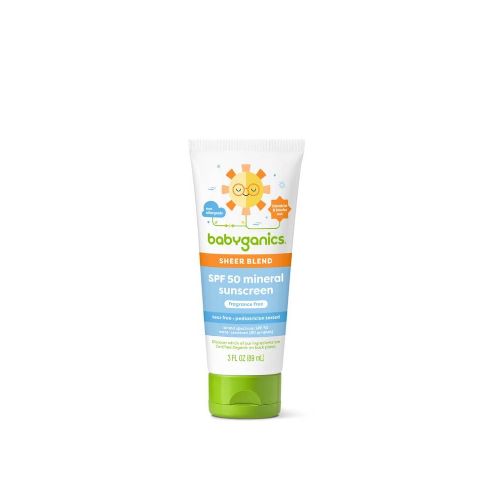 Babyganics Sheer Blend Sunscreen Lotion, Spf 50