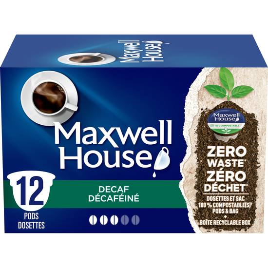 Decaf Maxwell House Coffee Pouches