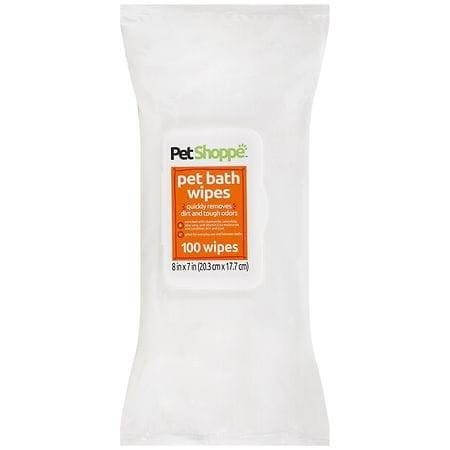 Petshoppe Quickly Removes Dirt and Tough Odors Pet Bath Wipes