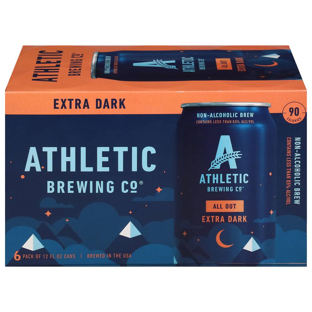Athletic Brewing Co. Non-Alcoholic Cerveza Atletica Light Beer (6 ct, 12 fl oz)
