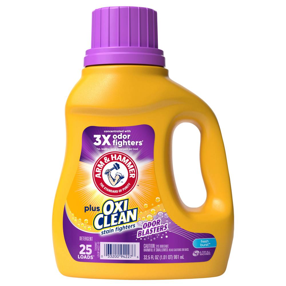 Arm & Hammer Plus Oxiclean Odor Blasters Fresh Burst Laundry Detergent