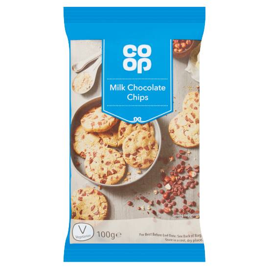 Co-Op Milk Chocolate Chips (100g)