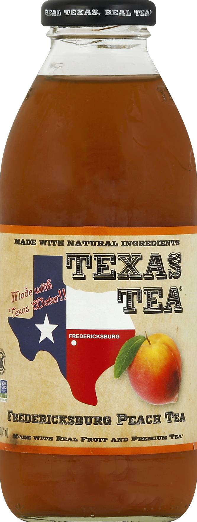 Texas Tea Fredericksburg Peach Tea (16 oz)