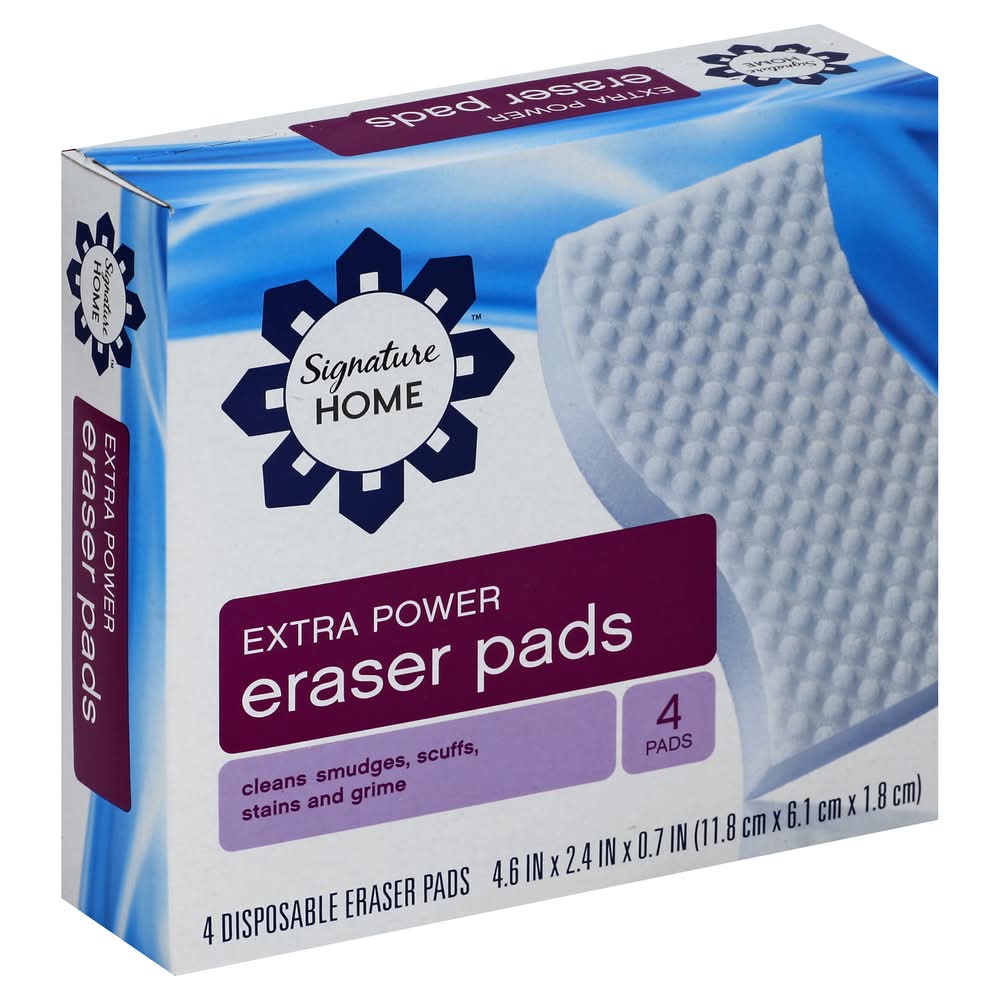 Signature Home Extra Power Eraser Pads (7.1 oz, 4 ct)