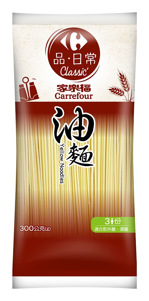 家樂福油麵 <300g克 x 1 x 1Pack包>
