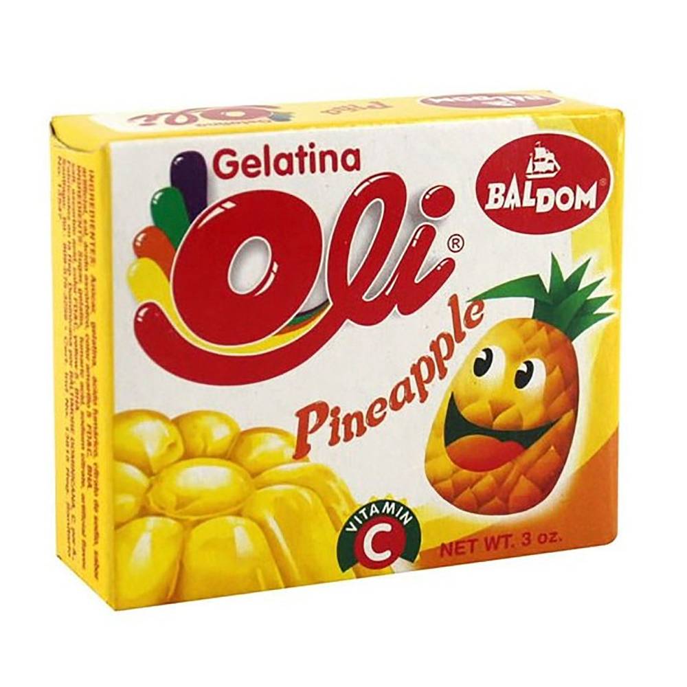 Gelatina Oli De Piña 3 Oz
