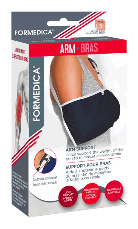 Formedica support de bras réglable - adjustable arm support (l-xl/bleu-blanc)