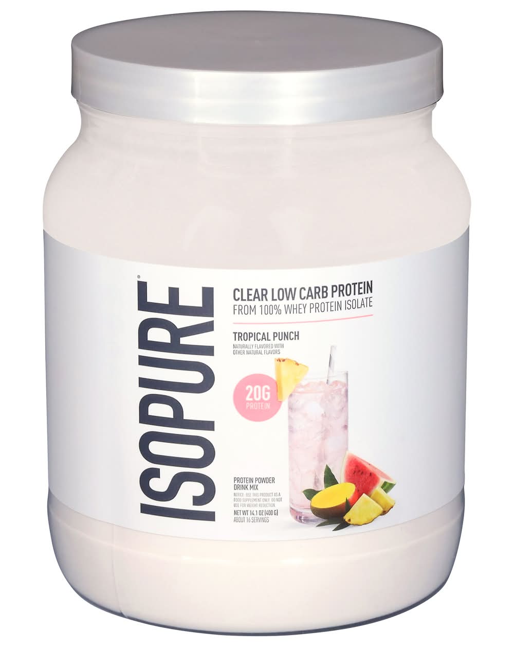 Isopure Infusions Tropical Punch Protein Powder (14.1 oz)