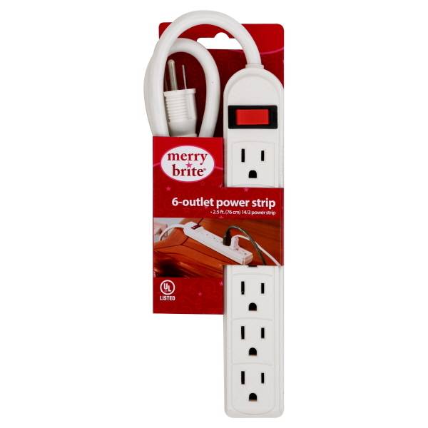 Merry Brite 6-Outlet Power Strip