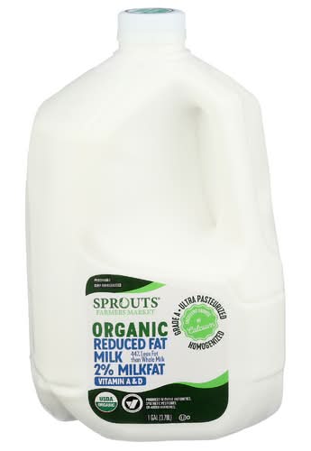 Sprouts Organic 2% Reduced Fat Milk
