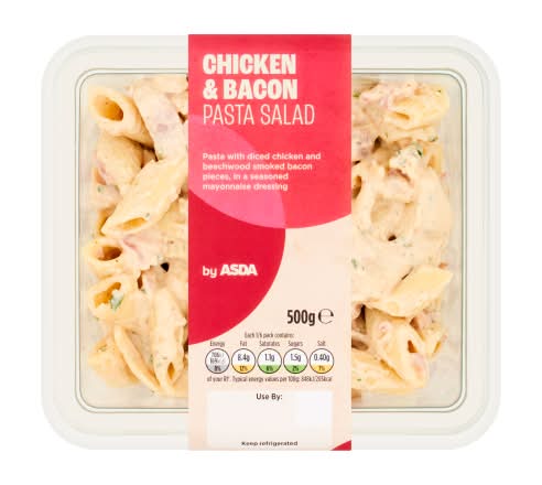 ASDA Chicken & Bacon Pasta Salad (500g)