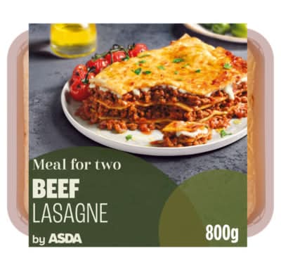 ASDA Meal For Two Beef Lasagne