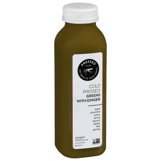 Pressed Greens With Ginger Juice (12 fl oz) (assorted)