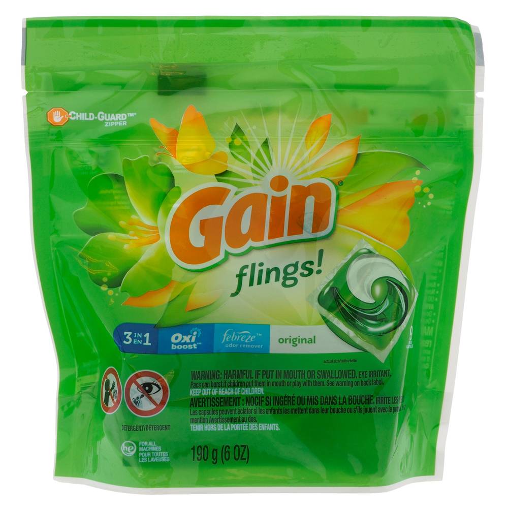 Gain Flings Laundry Detergent (190 g)