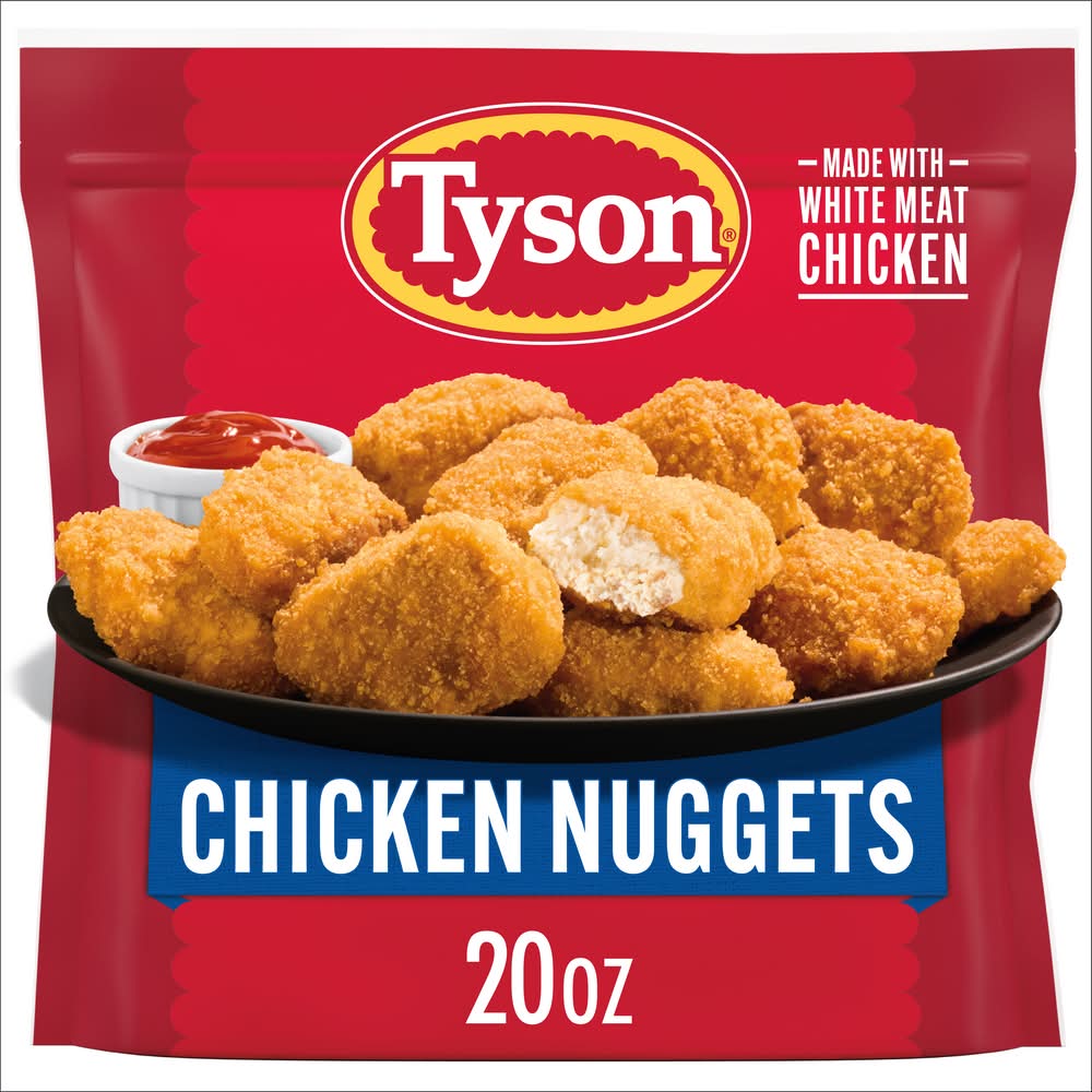 Tyson Fully Cooked Frozen Chicken Nuggets (20 oz)
