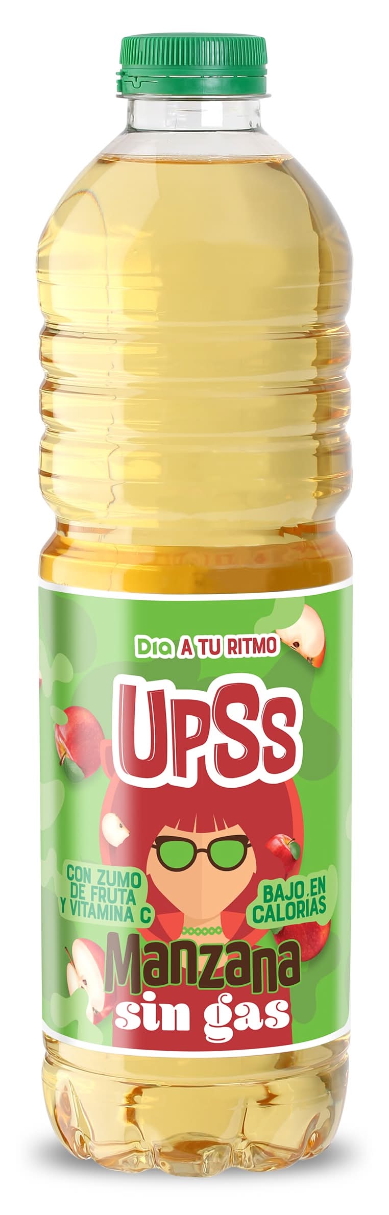 Refresco Sin Gas De Manzana Upss Dia Botella 1.5 L