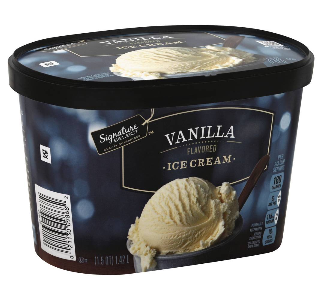 Signature Select Ice Cream, Vanilla (1.42 L)