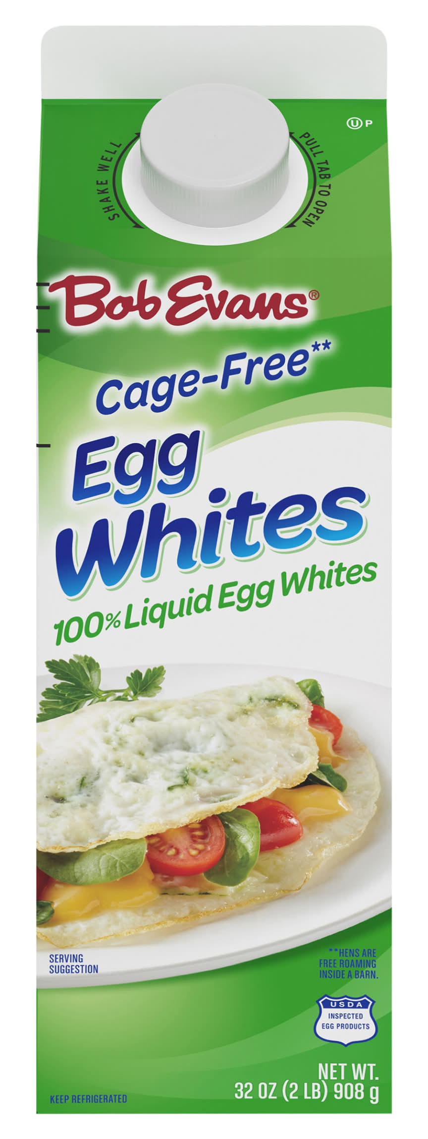 Bob Evans Cage Free 100% Liquid Egg Whites (32 oz)