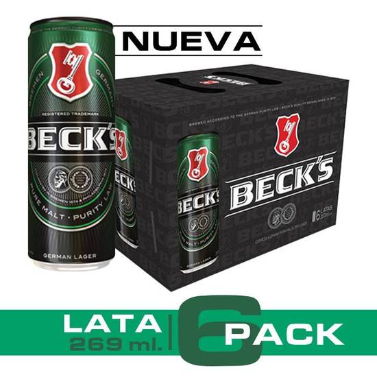 Becks 269 Lata six pack