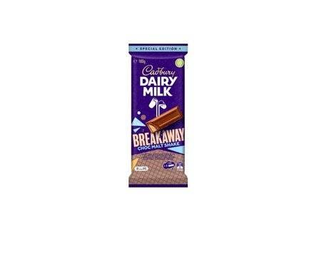 Cadbury Breakaway Chocolate Malt Large Block 180g