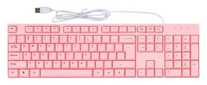 Wired Keyboard Pink